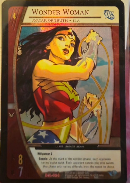 VS System: Wonder Woman, Avatar of Truth (EA Alt Art) [Jugado] TCG CCG 