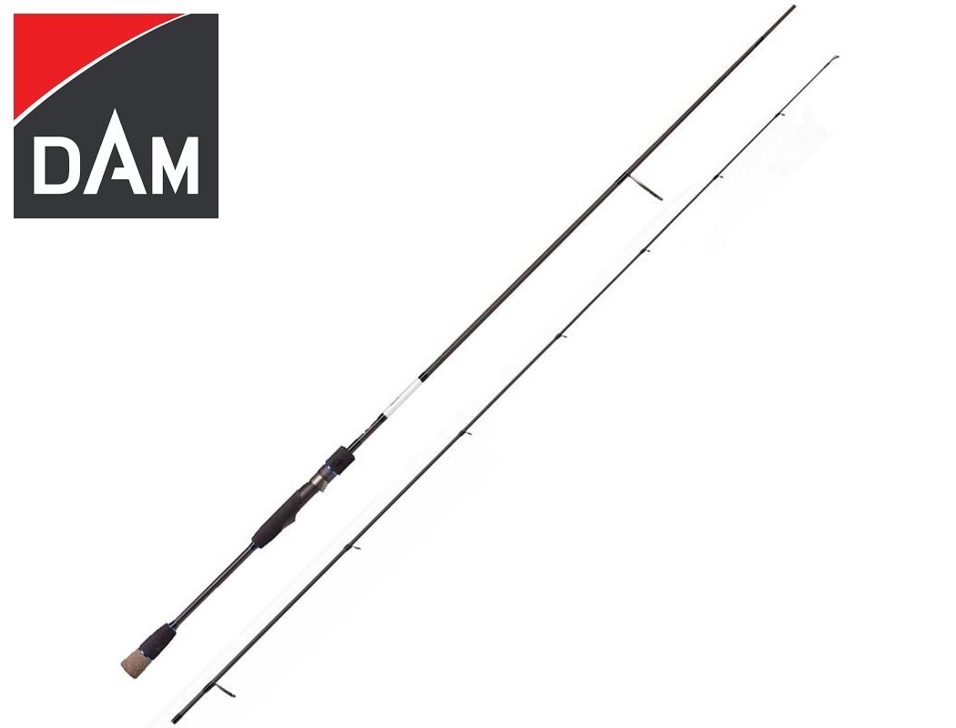 Canne spinning DAM Effzett Microflex leurre souple rockfishing et streetfishing 2-10g