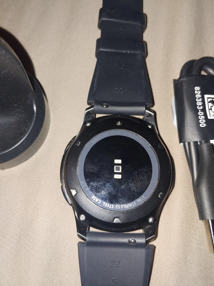 Samsung Gear S3 Frontier Smart Watch SM-R760 46mm Bluetooth WiFi Excellent 10/10 - Image 4 of 4