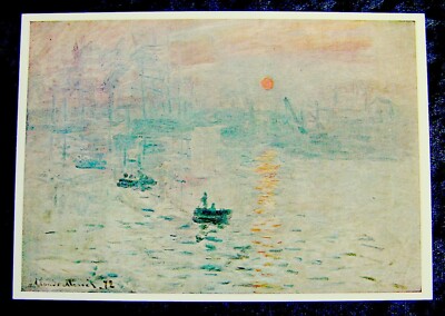 Kunstpostkarte: Claude Monet: Impression - Sonnenaufgang