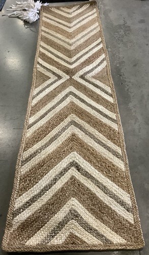 NATURAL / IVORY 2'-3" X 9' Back Stain Rug, Reduced Price 1172666526 NF886A-29 - 第 1/3 張圖片