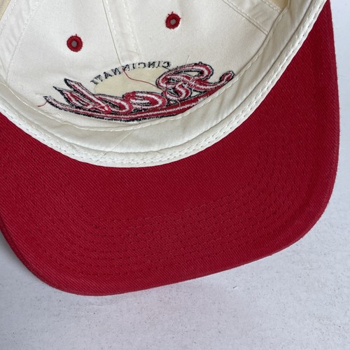 Vintage Cincinnati Reds Hat Cap StrapBack Logo Athletic Embroidered Script MLB - Picture 17 of 18