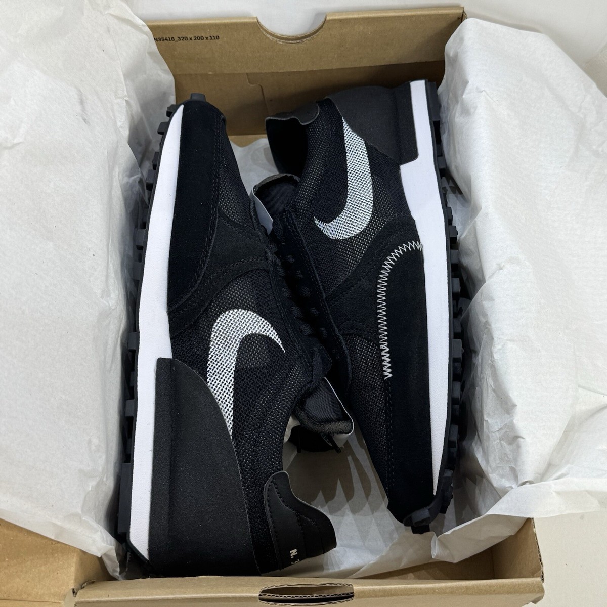 Nike Daybreak-Type N345 Black/White Running Shoes CJ1156-003 Nike Daybreak-Type N345 Black/White Running Shoes CJ1156-003