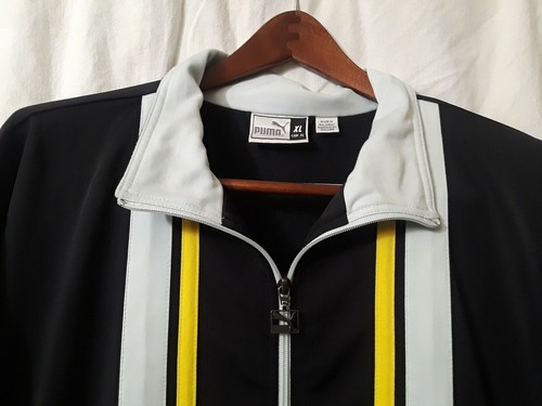 yellow puma track jacket