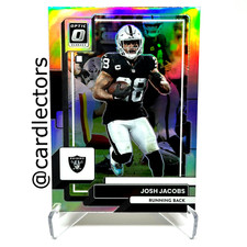 2022 Panini Donruss Optic Football JOSH JACOBS #102 Silver Holo PRIZM SP RAIDERS