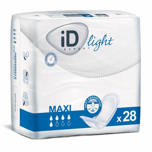 iD Expert Light Maxi Incontinence Pads Packs of 28 eBay