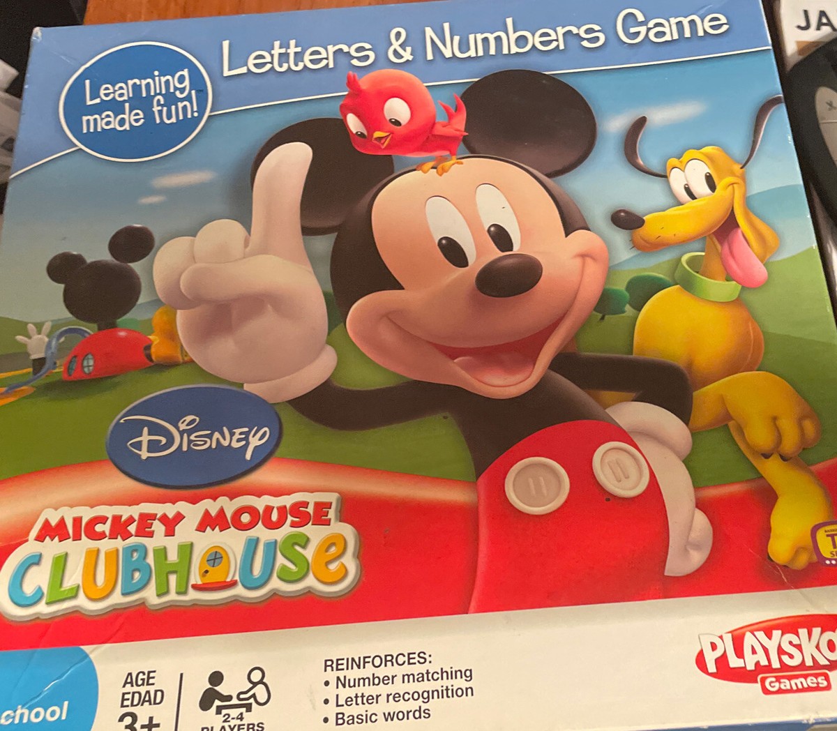 Learning Made Fun Mickey Mouse Clubhouse Letters Numbers Game
