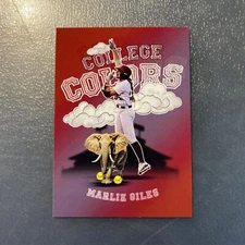 2024 ONIT Alabama Crimson Tide SOFTBALL card MARLIE GILES college colors