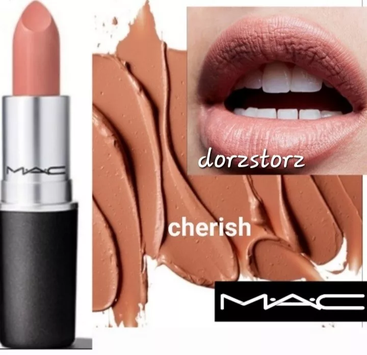 MAC Satin Lipstick CHERISH .10 oz New in box