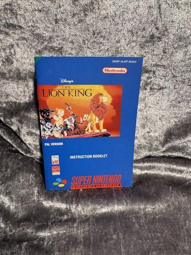 THE LION KING BOXED & COMPLETE FOR SUPER NINTENDO SNES BLUE BOX PAL UK - Picture 12 of 14