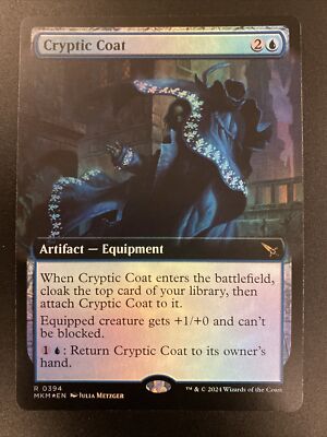 FOIL EXTENDED ART Cryptic Coat 0394 MTG Murders At Karlov Manor NM English 