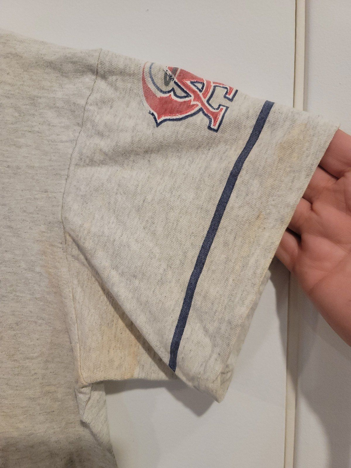Pro Sport 90s California Angels Jersey Shirt Made in USA Single Stitch image 4