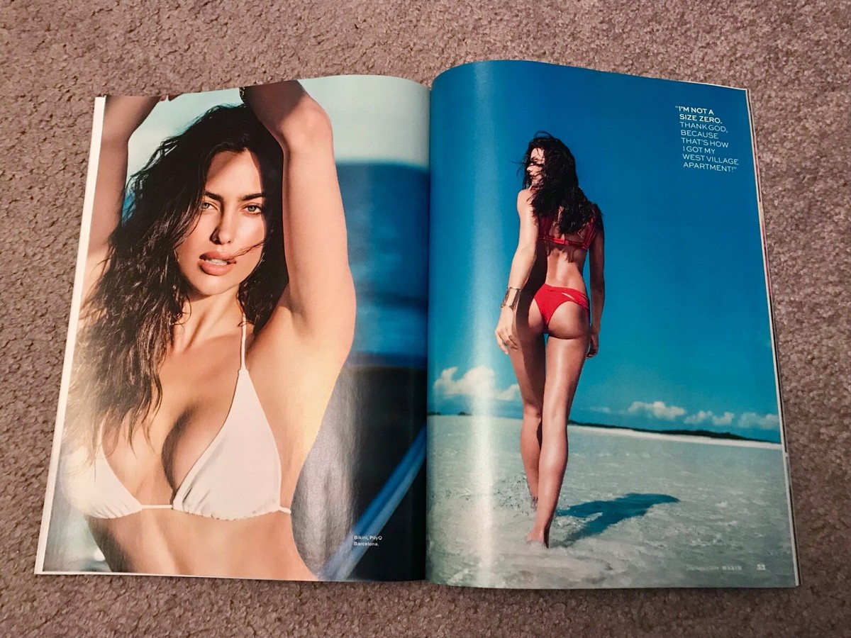 MAXIM Magazine IRINA SHAYK July August 2014 NEVER READ | eBay