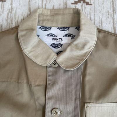 Dickies COVERALL L ベージュ【半袖】 Dickies Men's Short Sleeve Coverall, Khaki, Small Short