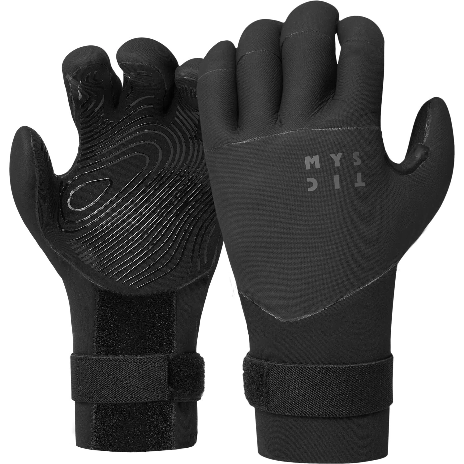 Gants de combinaison pré courbés Mystic Suprem 4 mm   Noir 230026