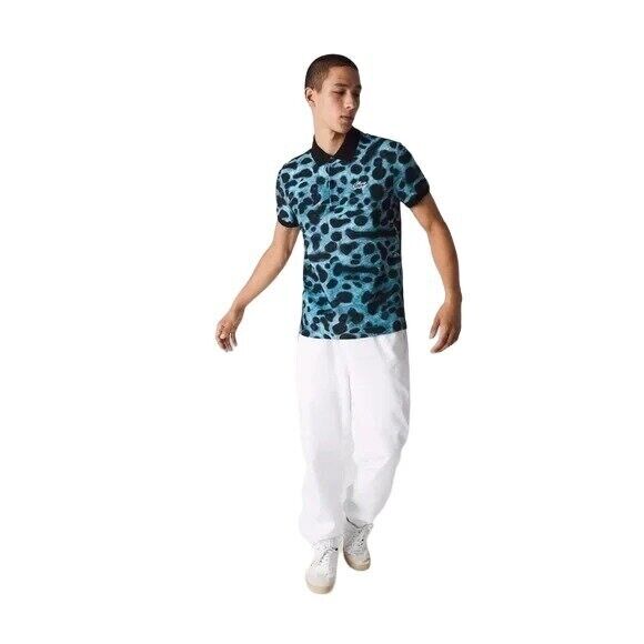 NEW Lacoste X National Geographic Cotton Pique Polo Shirt FR NEW Lacoste X National Geographic Cotton Pique Polo Shirt FR