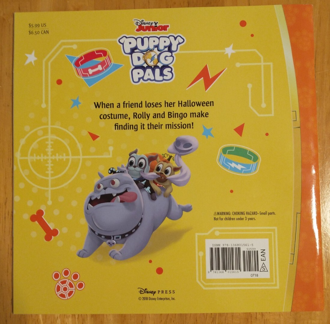 Puppy Dog Pals Haunted Howl-Oween With Glow-In-the-Dark Stickers