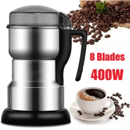 Electric Coffee Grinder 400W Multifunctinal Kitchen Mill Machine for Grain Spice