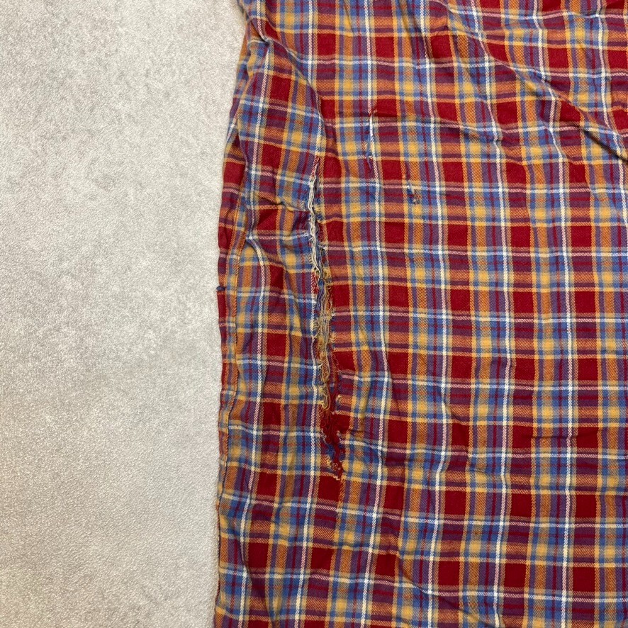 Columbia Checkered Shirt Mens Medium Plaid Long Sleeve Button Up Top, Red image 7
