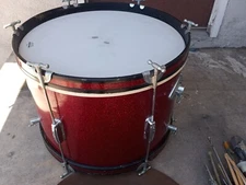 VINTAGE EARLY 7O'S BASS DRUM MADE IN JAPAN  WERCO MADE BY STAR