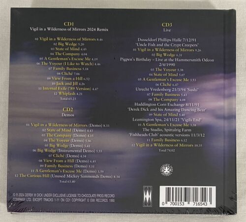 Fish (Marillion) - Vigil in A wilderness of mirrors - 2024 Remix CD 3 disc set - Picture 2 of 3