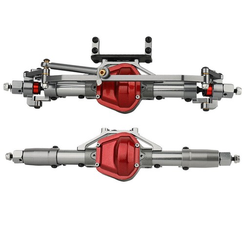 For 1/10 RC Rock Crawler Axial SCX10 Upgrade Metal Front / Rear Axle w/ 38T /13T - 第 1/8 張圖片