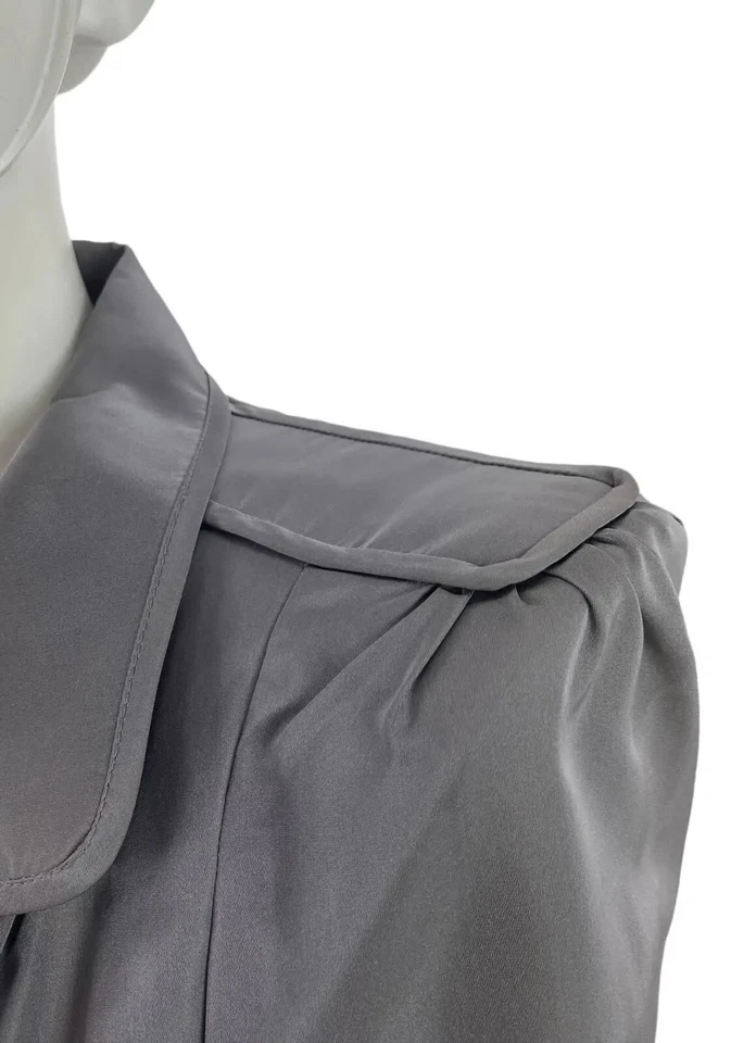 Traje falda Tom Ford para Yves Saint Laurent F/W 2004 en gris paloma Fr. 38 - US 6 Foto 4 de 4