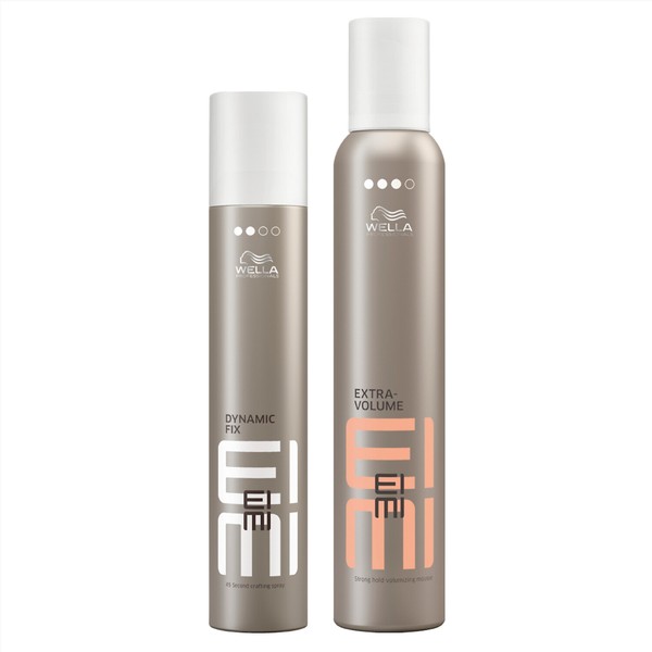 Wella Eimi Sparset Dynamic Fix Haarspray 300Ml + Extra Volume Haarschaum 500Ml-image