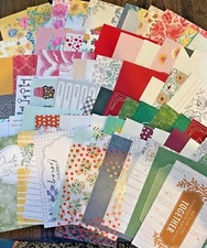 40 assorted 4x6 Memories & More cards Stampin' UP! Fit Pocket Project Life style