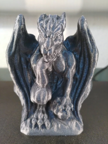 Gargoyle Fence Post Topper | Decorative Outdoor Fence Cap | Garden Gargoyle - Picture 6 of 10