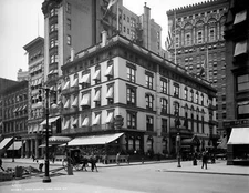 1908 Cafe Martin, New York City, New York Vintage Photograph 8.5" x 11" Reprint
