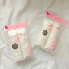 2 DAISO Makeup Beauty Cotton Pads 160 Pads each