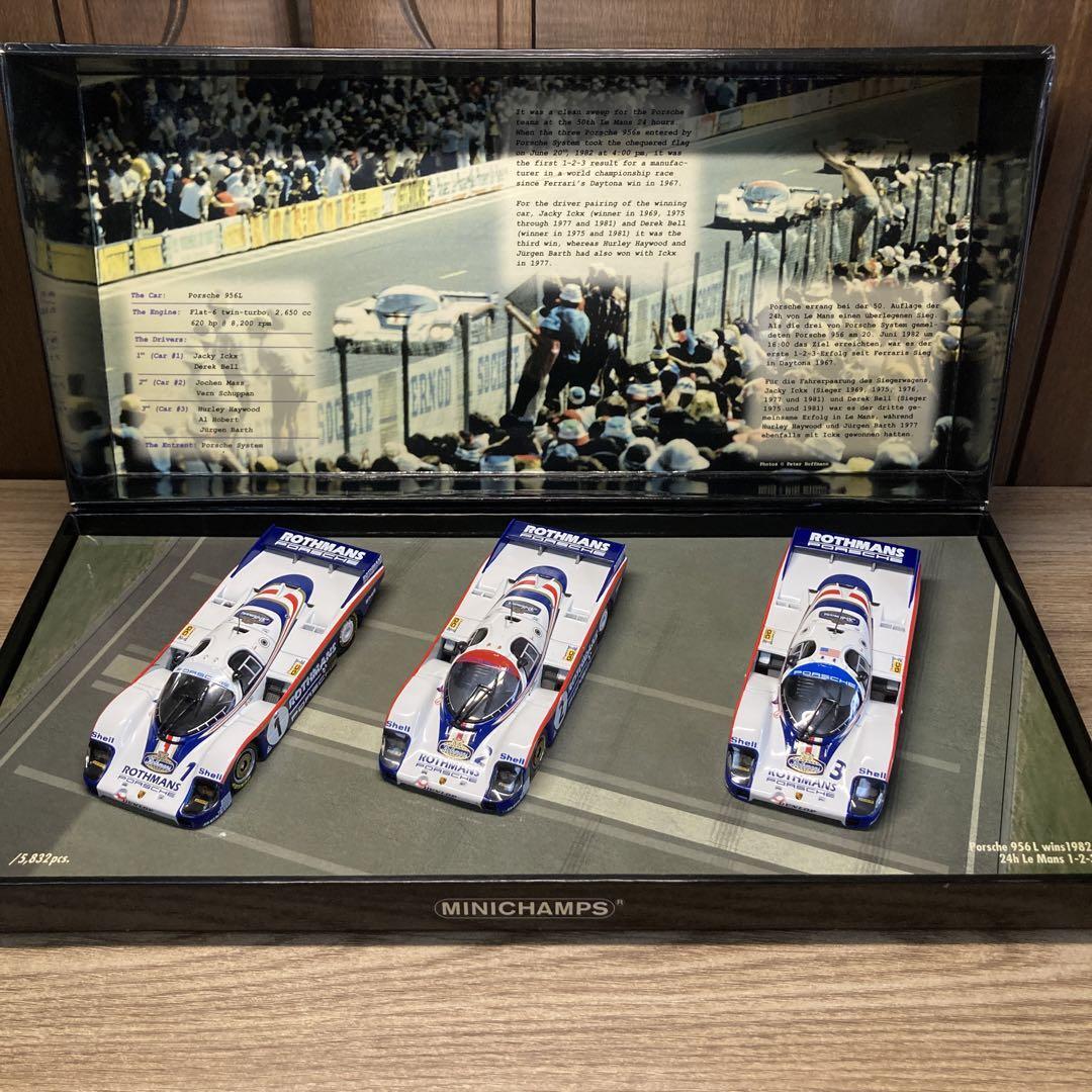 Minichamps 1/43 PORSCHE956L WINS1-2-3 Le Mans 1982 | eBay Minichamps 1/43 PORSCHE956L WINS1-2-3 Le Mans 1982 | eBay