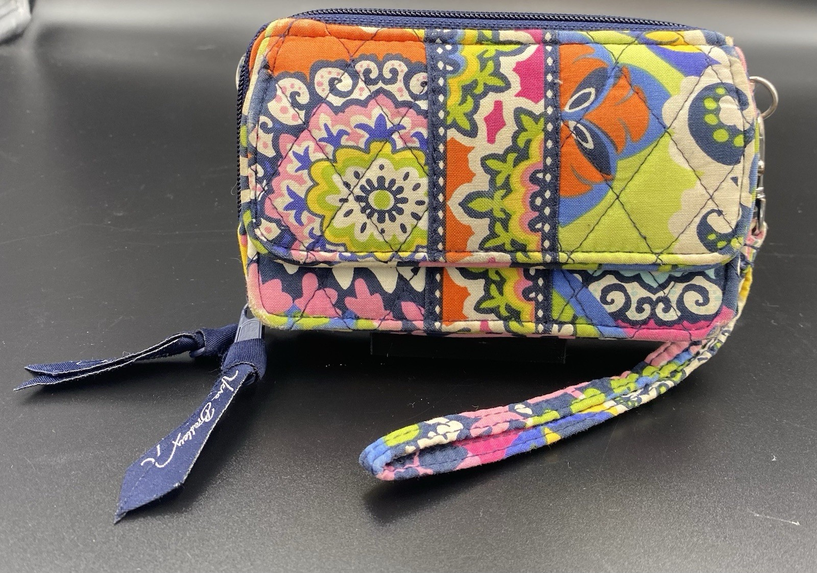 Vera Bradley RIO All In One Wallet Wristlet Crossbody Retired Floral Print