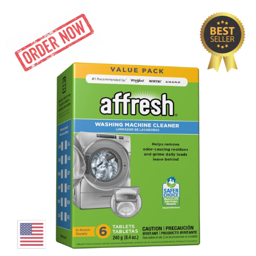 Affresh Washing Machine Cleaner for Front and Top Load Washers - Deep Cleaning Formula
