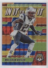 2021 Panini Mosaic In It to Win Blue Prizm 57/99 Malcolm Butler #WIN7 0sv5