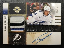 24-25 Ultimate Hockey Rookie Signature Premium Materials Auto Conor Geekie #/35