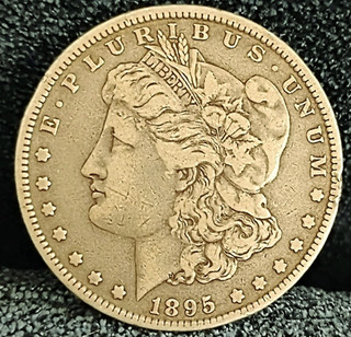 1895 O Morgan Dollar VF Nice Original Coin Key Date 100 Original Morgan Dollar