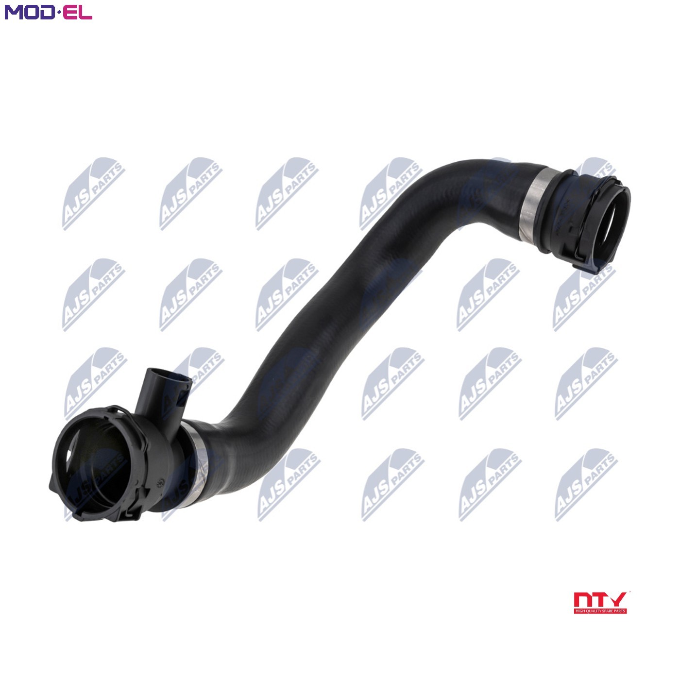 NTY Reinforced Radiator Hose GPP-BM-129 for BMW Right Top 46 mm - Image 4
