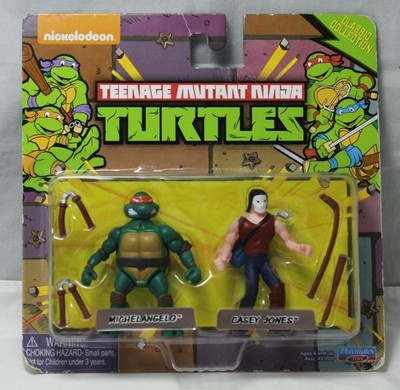 Teenage Mutant Ninja Turtles Classic Collection Michelangelo and Casey Jones Set