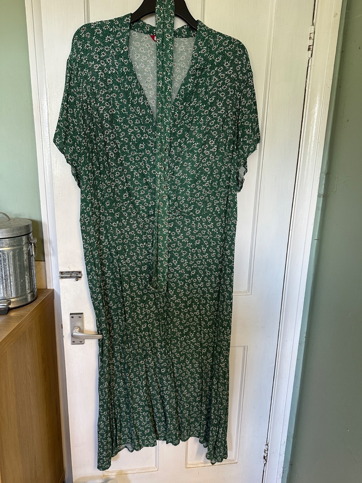 Vestido Joe Browns Verde y Blanco Talla 30 Simply Be