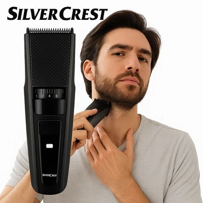 SILVERCREST® 5-in-1 Haar- und Bartschneider , mit 3 Vario-Aufsteckkämmen Neu OVP