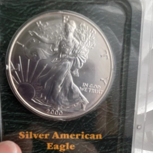 American Eagle One Ounce Silver Business Strike Bullion Coin 2000