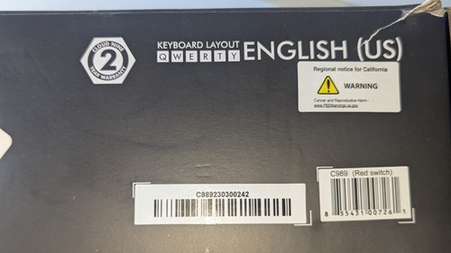 Cloud Nine C989 ErgoFS Ergonomic Mechanical Split Keyboard- Kailh RGB W/ Macros - Picture 15 of 15