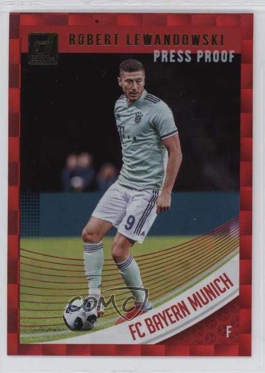 2018-19 Panini Donruss Press Proof Red Robert Lewandowski #17 1b9b