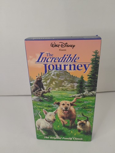 The Incredible Journey VHS Disney Video Tape - Foto 1 di 5