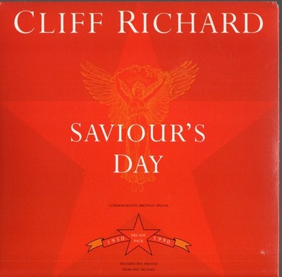 Cliff Richard - Saviour's Day 1990 UK 7'' Single - Decade Pack incl. 5 Photos