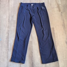 Vtg Y2k Nike Sweatpants Large Blue Relaxed Fit Sweats Straight Leg Cotton Womens