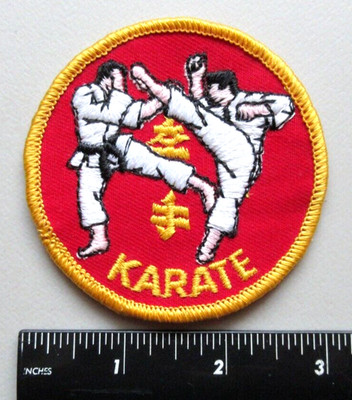  VINTAGE KARATE HAT JACKET VEST CLOTHING COLLECTIBLE EMBROIDERED SEW ON PATCH