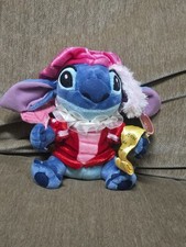 Disney Store Valentine Day Stitch Bean Bag Plush 7" New